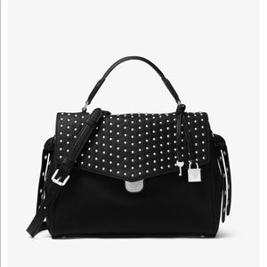 Michael Kors: Bristol Studded Leather Satchel